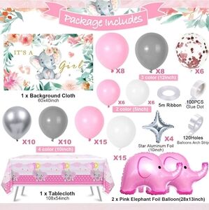 Girl shower decorations